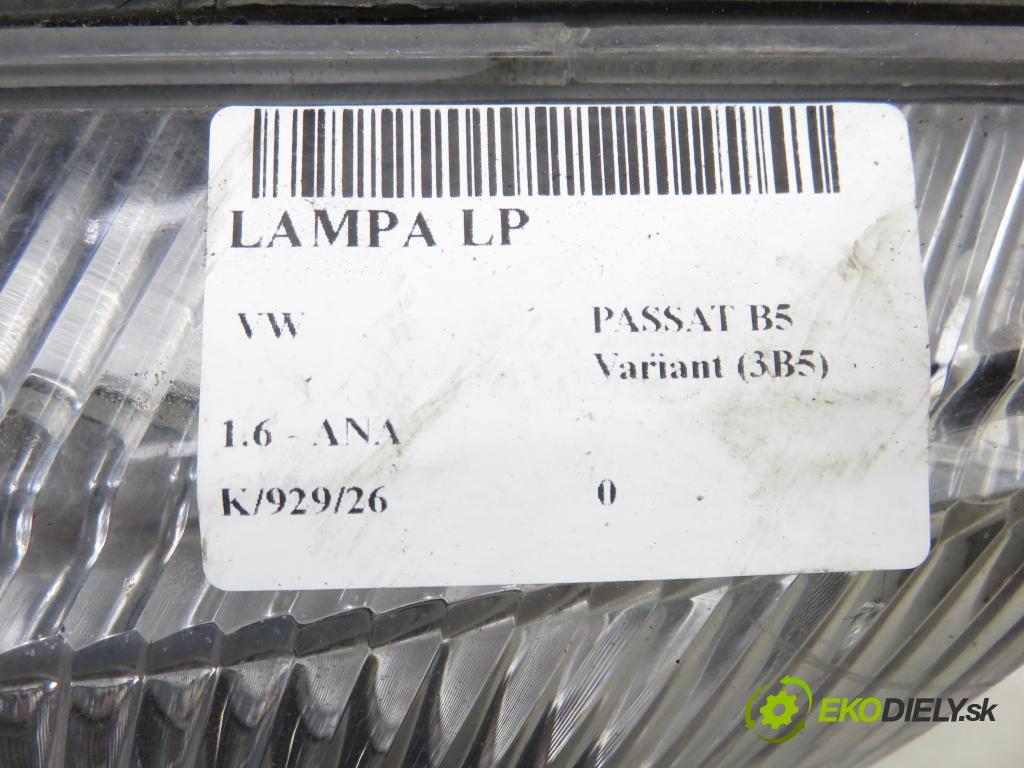 VW PASSAT B5 Variant (3B5) KOMBI 1997 74,00 1.6 - ADP 1595,00 Svetlo LP