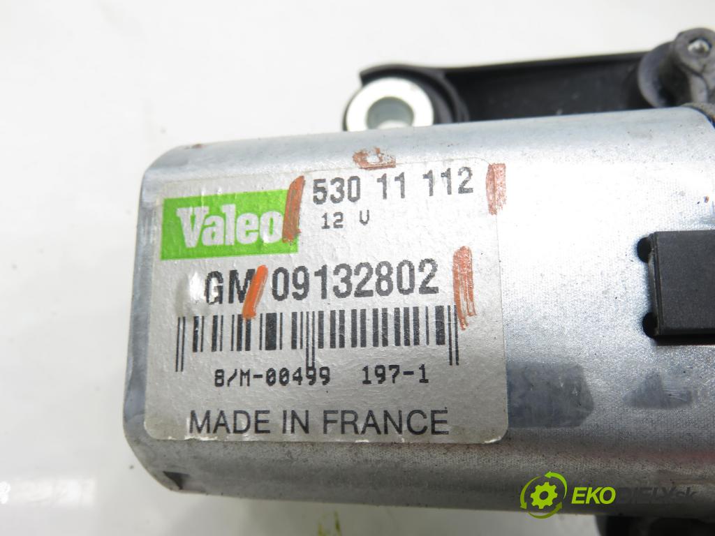 OPEL CORSA C (X01) HB 2001 55,00 1.7 DTI - Y 17 DT 1686,00 Motorček stierače zadné 09132802 ; 53011112