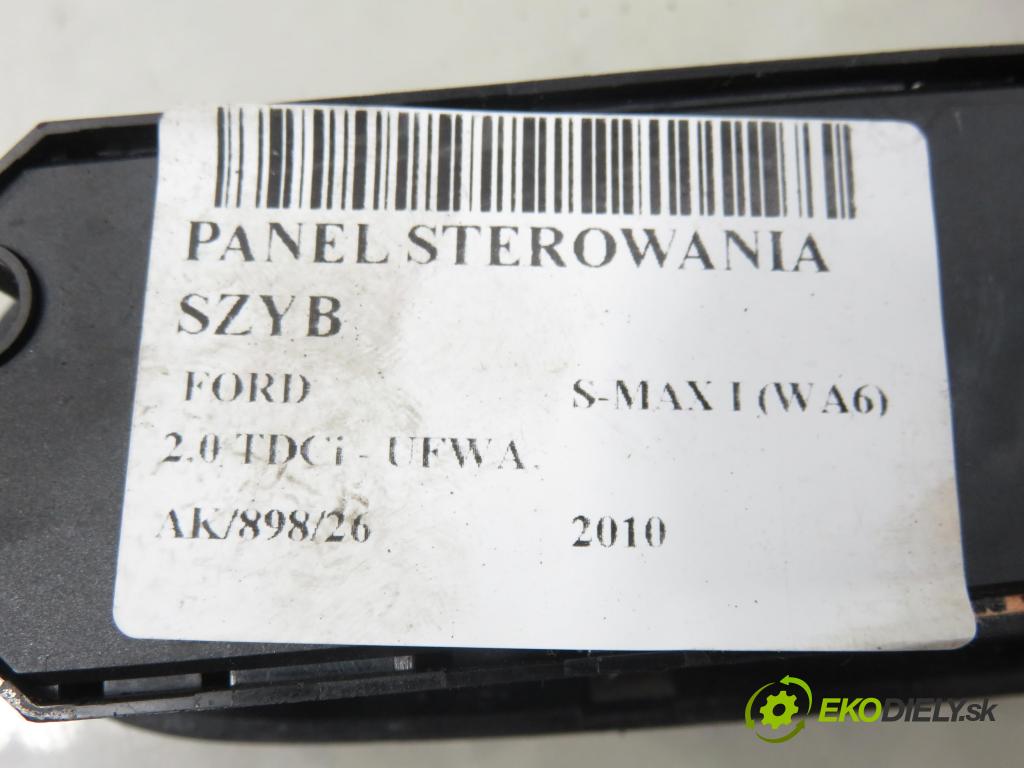 FORD S-MAX (WA6) MINIVAN 2010 103,00 2.0 TDCi - UFWA 1997,00 Panel ovládania okien 7S7T14A132AB