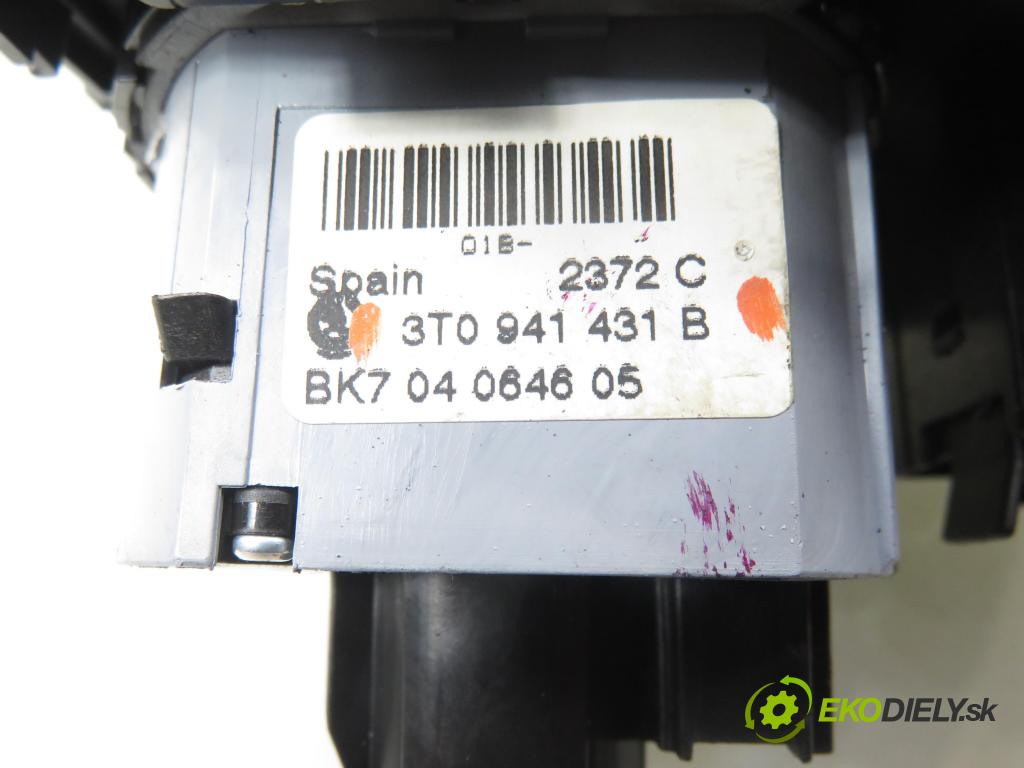 SKODA SUPERB II kombi (3T5) KOMBI 2012 103,00 2.0 TDI 16V - CFFB 1968,00 prepínač svetlá 3T0941431B