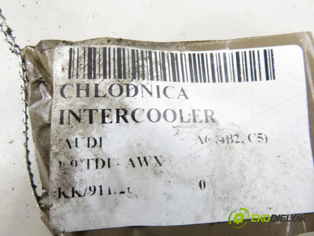 AUDI A6 (4B2, C5) SEDAN 2001 96,00 1.9 TDI - AWX 1896,00 chladič intercooler