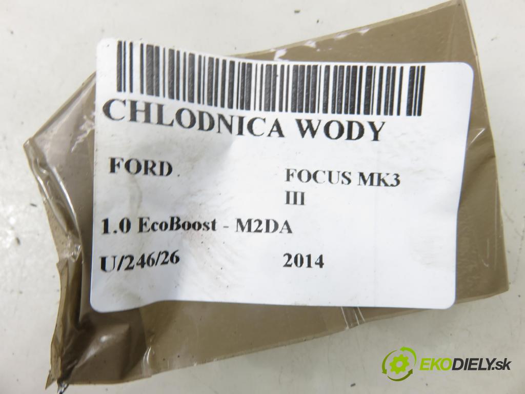 FORD FOCUS III HB 2014 74,00 1.0 EcoBoost - M2DA 998,00 chladič vody CV618005VC