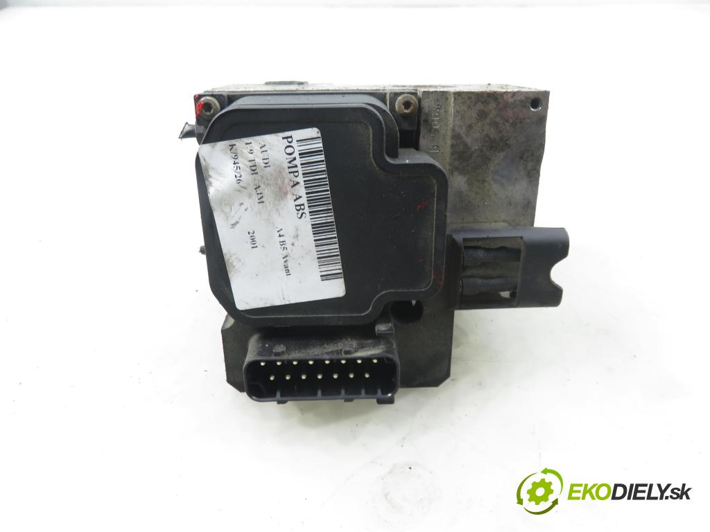 AUDI A4 Avant (8D5, B5) KOMBI 2001 85,00 1.9 TDI - AJM 1896,00 Pumpa ABS 0265202401 ; 8E0614111T (Pumpa ABS)