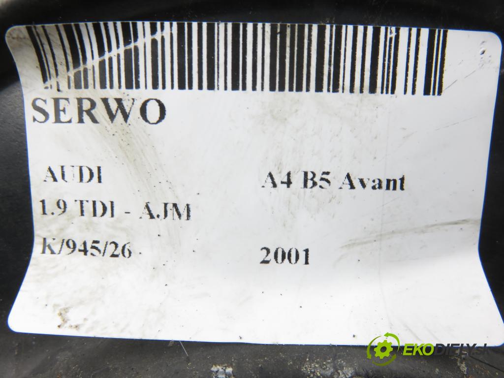 AUDI A4 Avant (8D5, B5) KOMBI 2001 85,00 1.9 TDI - AJM 1896,00 Posilovač 4B3612105A (Servočerpadlo)