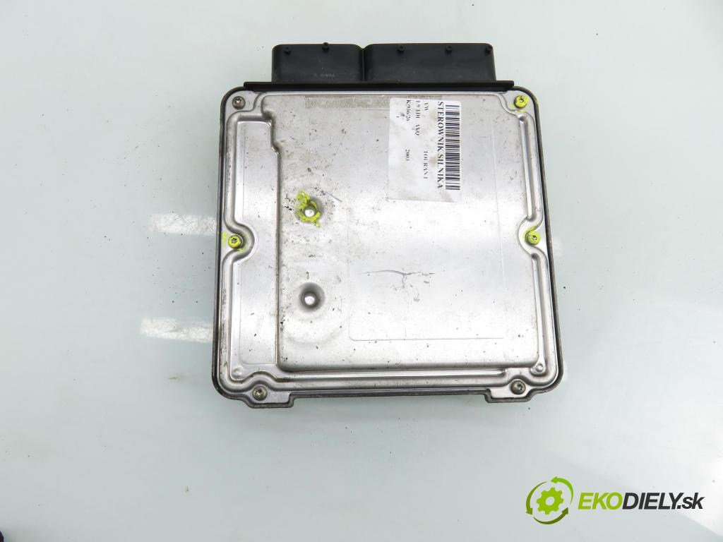 VW TOURAN (1T1, 1T2) MINIVAN 2003 74,00 1.9 TDI PD 100 - AVQ 1896,00 Riadiaca jednotka Motor 03G906016A ; 0281010731