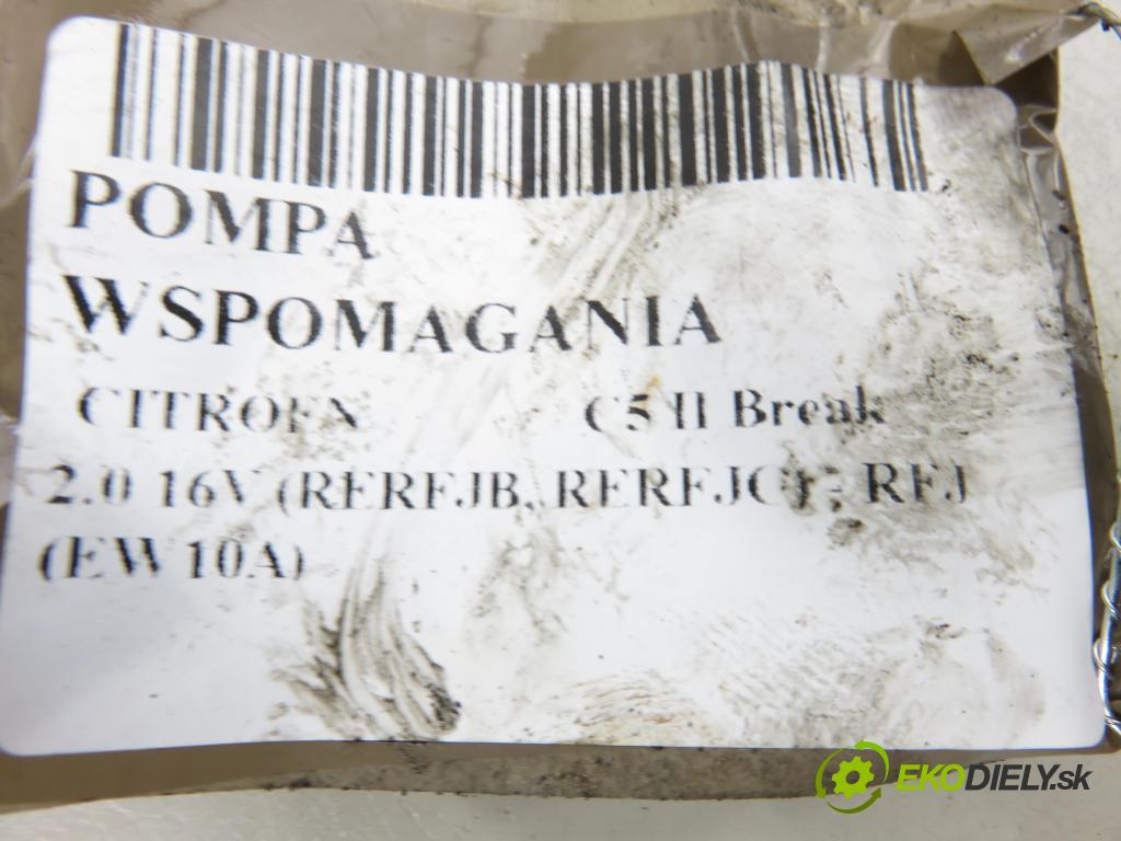 CITROEN C5 II Break (RE_) KOMBI 2005 103,00 2.0 16V (RERFJB, RERFJC) - RFJ (EW10A) 1997,00 Pumpa servočerpadlo 9657739080 ; A5094686G
