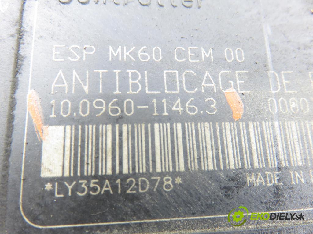 CITROEN C5 II Break (RE_) KOMBI 2005 103,00 2.0 16V (RERFJB, RERFJC) - RFJ (EW10A) 1997,00 Pumpa ABS 10096011463 ; 10020601884 ; 9656419780 (Pumpa ABS)