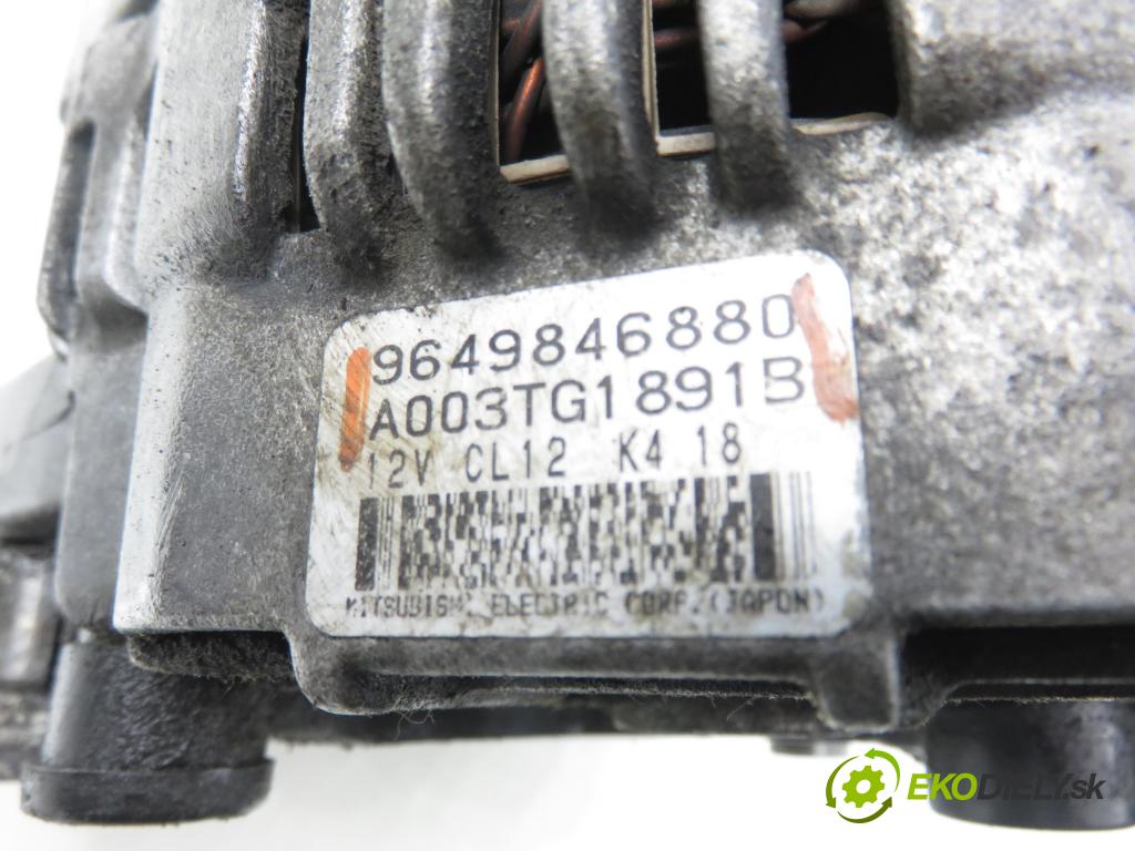 CITROEN C5 II Break (RE_) KOMBI 2005 103,00 2.0 16V (RERFJB, RERFJC) - 140 RFJ (EW10A) 1997,00 Alternátor 9649846880 ; A003TG1891B (Alternátor)