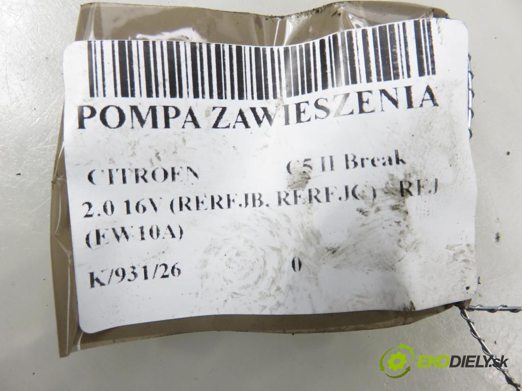 CITROEN C5 II Break (RE_) KOMBI 2005 103,00 2.0 16V (RERFJB, RERFJC) - RFJ (EW10A) 1997,00 Pumpa nápravy 9636713880