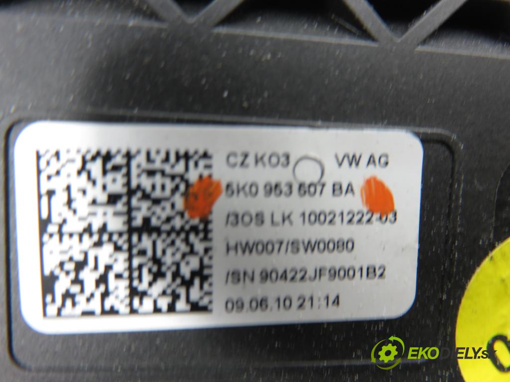 VW GOLF VI Variant (AJ5) KOMBI 2010 77,00 1.6 TDI - CAYC 1598,00 páčka/prepínač 5K0953507BA