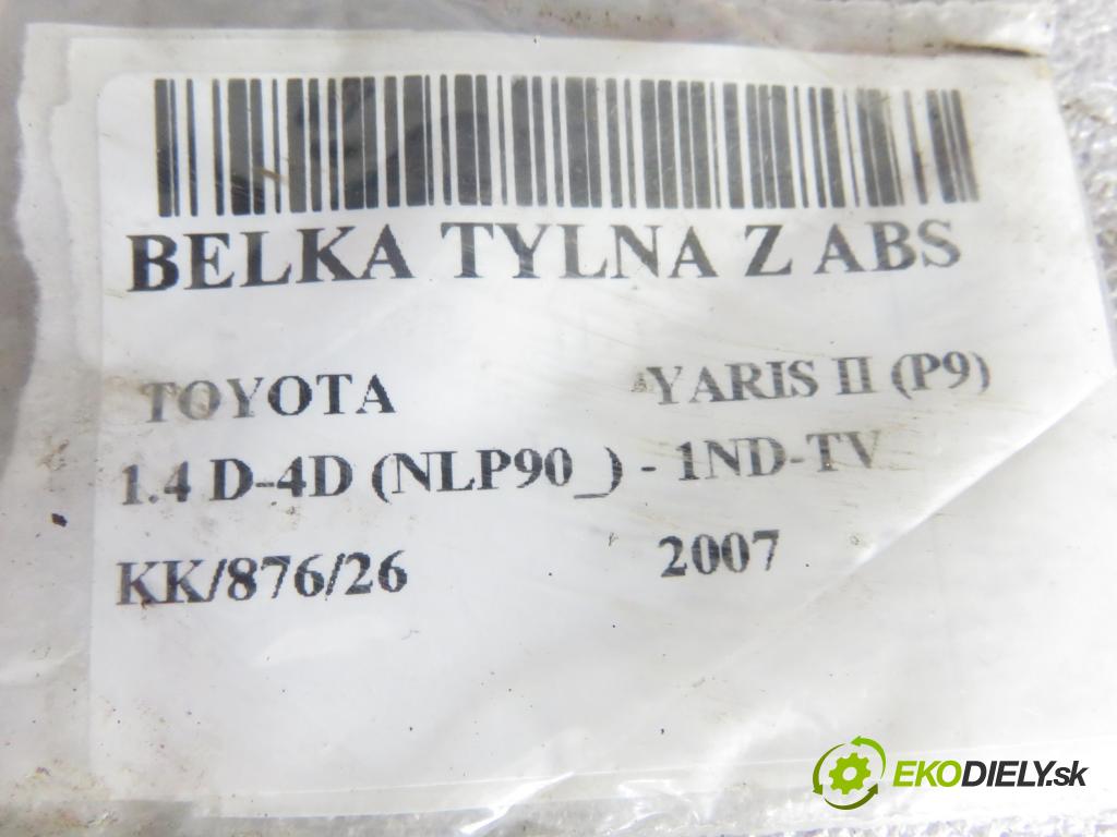 TOYOTA YARIS (_P9_) HB 2007 66,00 1.4 D-4D (NLP90_) - 1ND-TV 1364,00 Výstuha zadná ABS