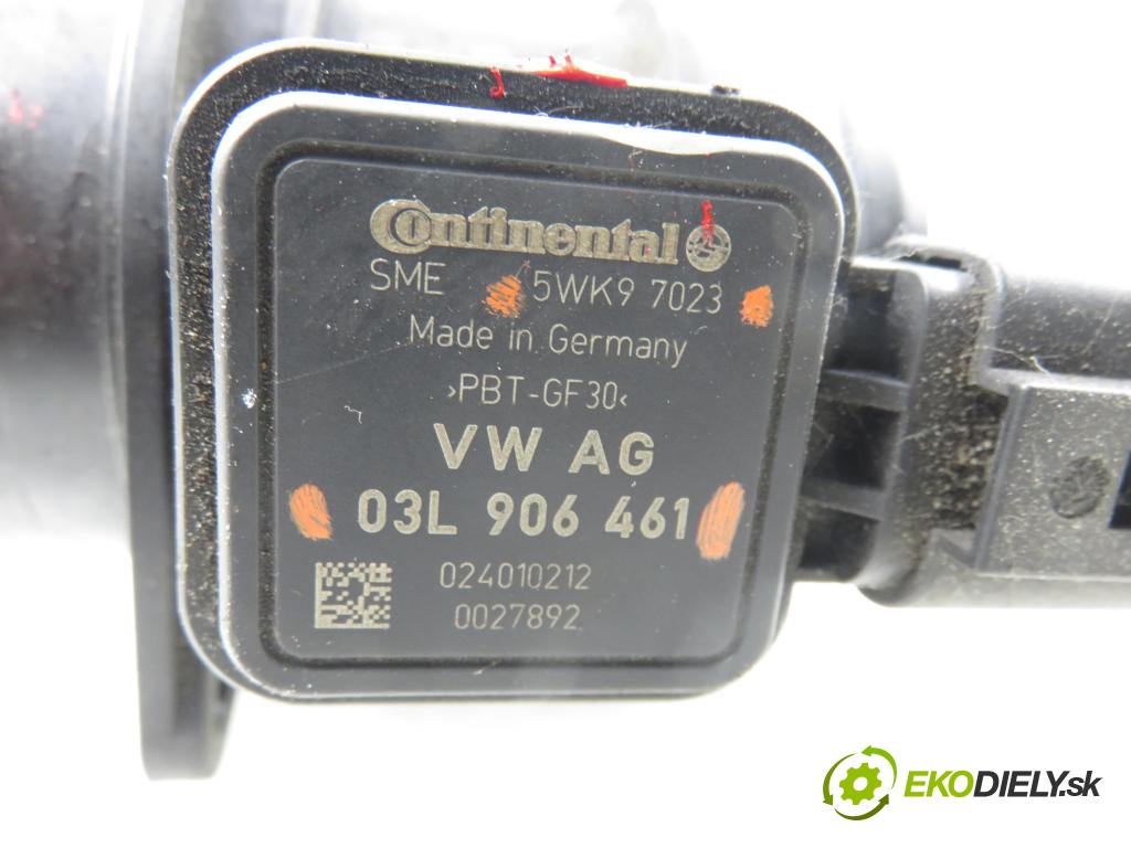 VW GOLF VI Variant (AJ5) KOMBI 2010 77,00 1.6 TDI - CAYC 1598,00 váha vzduchu vzduchu 5WK97023 ; 03L906461