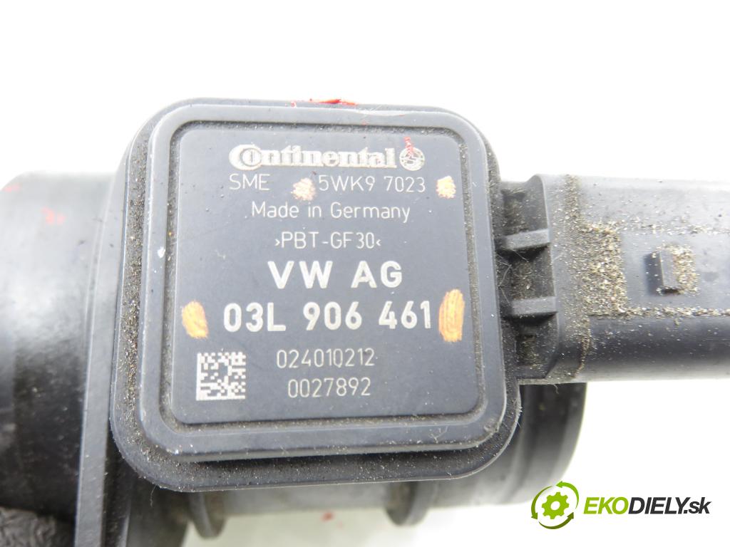 VW GOLF VI Variant (AJ5) KOMBI 2010 77,00 1.6 TDI - CAYC 1598,00 váha vzduchu vzduchu 5WK97023 ; 03L906461