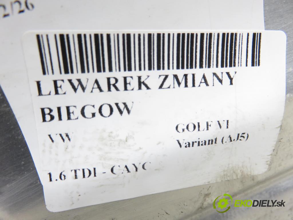 VW GOLF VI Variant (AJ5) KOMBI 2010 77,00 1.6 TDI - CAYC 1598,00 ZVEDÁK: 1K0711049CB