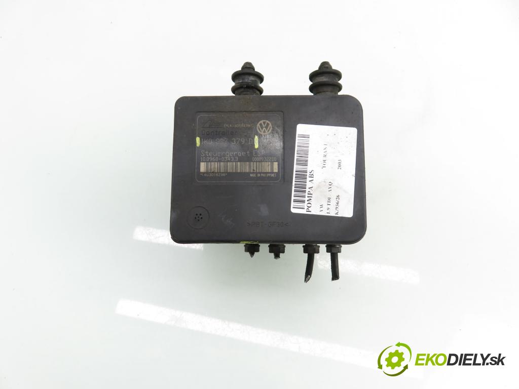 VW TOURAN (1T1, 1T2) MINIVAN 2003 74,00 1.9 TDI - AVQ 1896,00 Pumpa ABS 1K0907379D ; 1K0614517B ; 02060040 (Pumpa ABS)