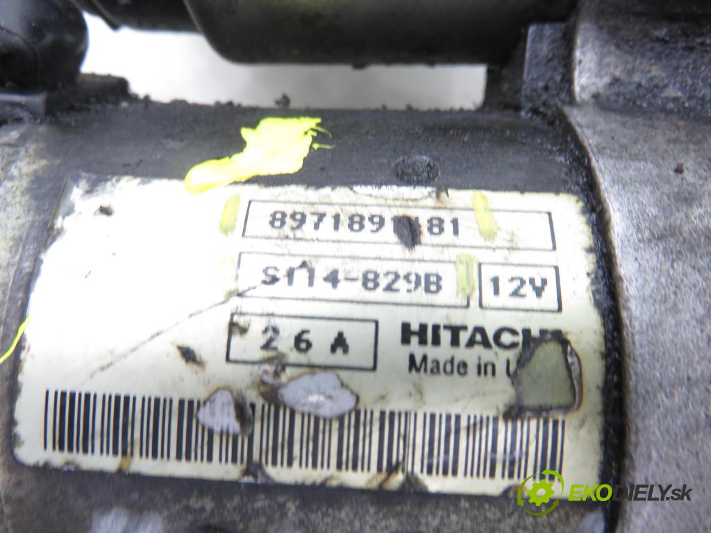 OPEL CORSA C (X01) HB 2001 55,00 1.7 DTI - Y 17 DT 1686,00 Štartér S114829B ; 89718981 (Štartér)