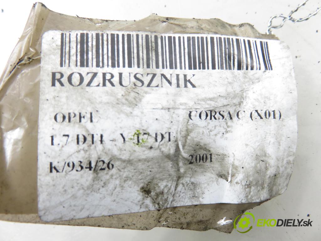 OPEL CORSA C (X01) HB 2001 55,00 1.7 DTI - Y 17 DT 1686,00 Štartér S114829B ; 89718981 (Štartér)
