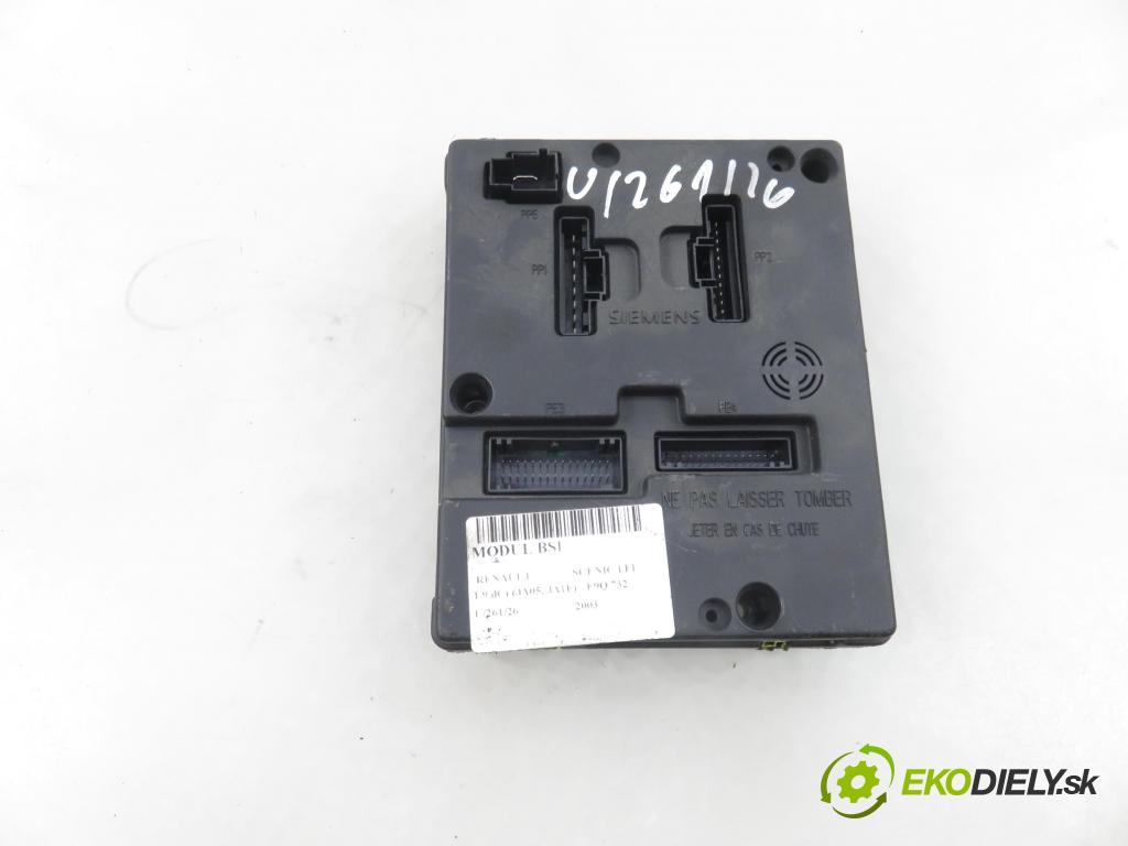 RENAULT SCENIC I (JA0/1_) MINIVAN 2003 75,00 1.9 dCi (JA05, JA1F) - F9Q 732 1870,00 MODUL BSI 8200029342B ; S108502610G