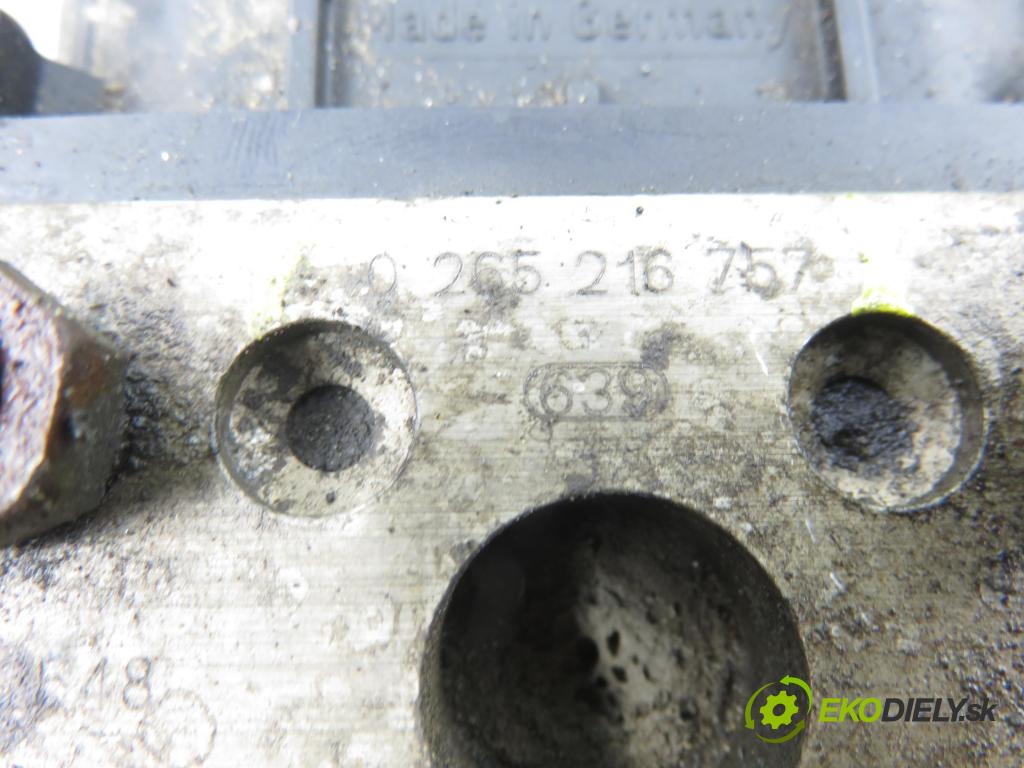 PEUGEOT 307 (3A/C) HB 2002 66,00 2.0 HDi 90 - RHY (DW10TD) 1997,00 Pumpa ABS 9643777980 ; 9643777980 ; 0265216757 (Pumpa ABS)