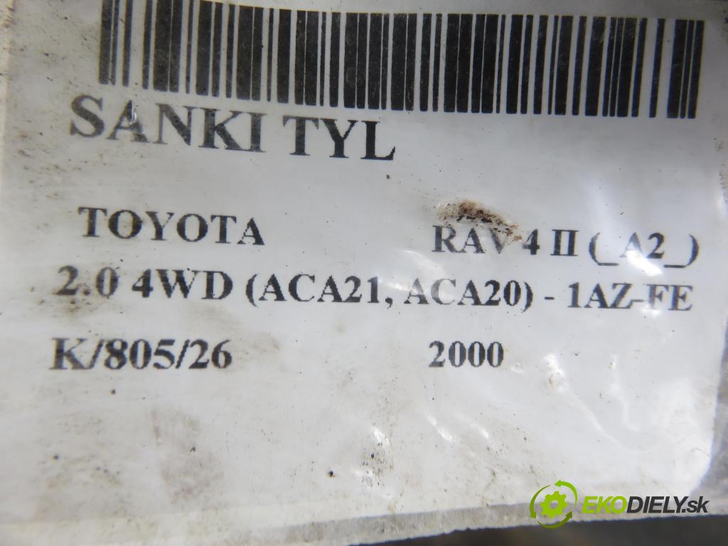 TOYOTA RAV 4 II (_A2_) SUV 2000 110,00 2.0 4WD (ACA21, ACA20) - 1AZ-FE 1998,00 zadné