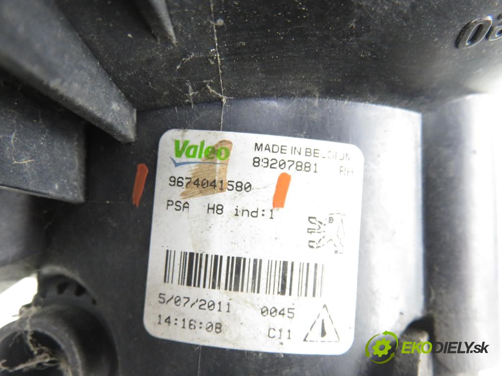 PEUGEOT 308 (4A_, 4C_) HB 2012 0,00 1.6 HDi - 9HR (DV6C) 1560,00 hmlové svetlo, hmlovka P 9674041580
