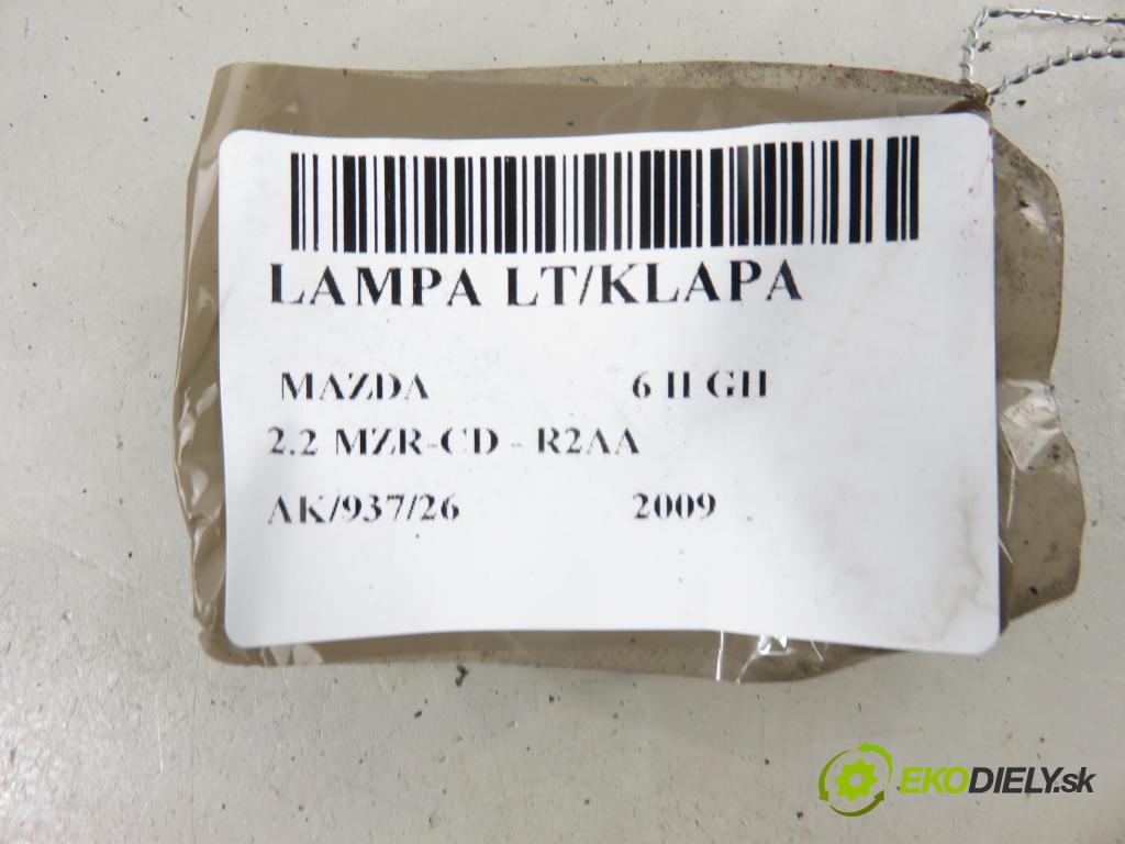 MAZDA 6 Hatchback (GH) LIFTBACK 2009 136,00 2.2 MZR-CD 185 2184,00 Svetlo ľavé zadné kufor GS1F513F0