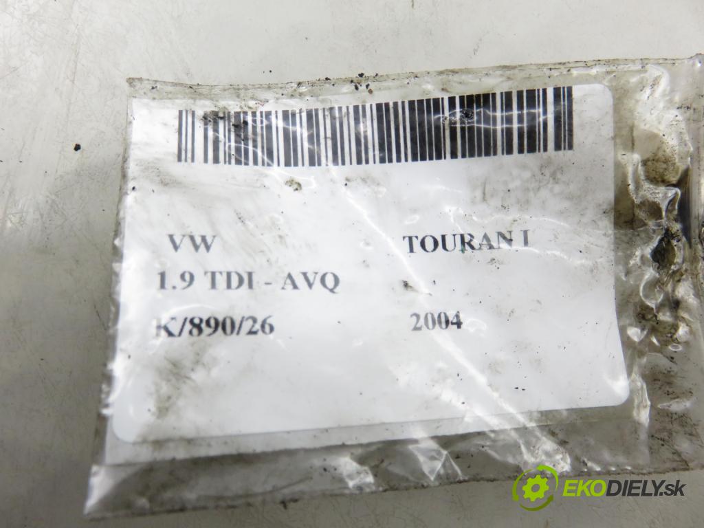 VW TOURAN (1T1, 1T2) MINIVAN 2004 74,00 1.9 TDI PD 100 - AVQ 1896,00 Vstrekovač 038130073AG ; 0414720215 (Vstrekovač paliva)