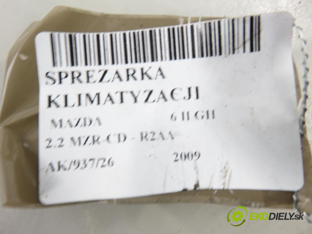 MAZDA 6 Hatchback (GH) LIFTBACK 2009 136,00 2.2 MZR-CD 185 2184,00 KOMPRESOR: klimatizace H12A1AQ4HE (Kompresor klimatizace)