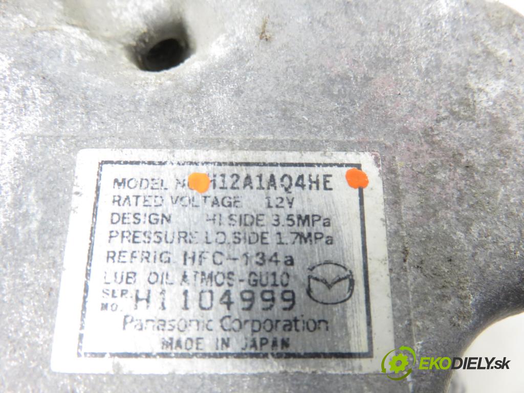 MAZDA 6 Hatchback (GH) LIFTBACK 2009 136,00 2.2 MZR-CD 185 2184,00 KOMPRESOR: klimatizace H12A1AQ4HE (Kompresor klimatizace)
