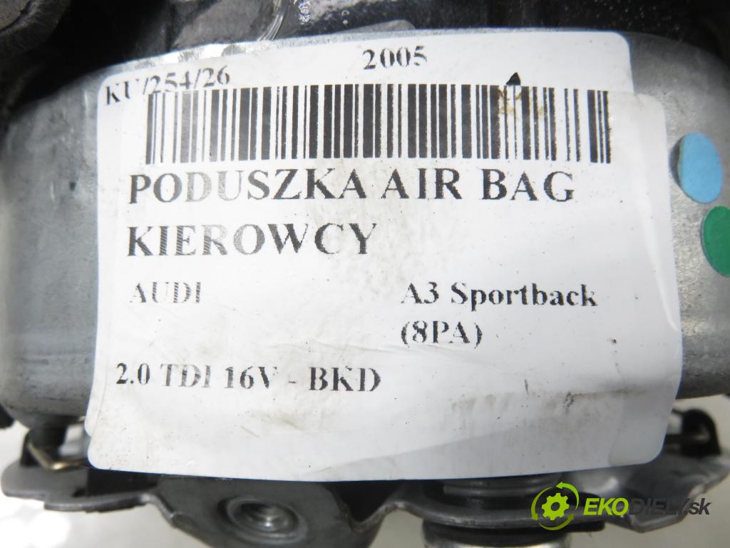 AUDI A3 Sportback (8PA) HB 2005 103,00 2.0 TDI 16V - BKD 1968,00 AirBag air BAG volantu 8P0880201BA