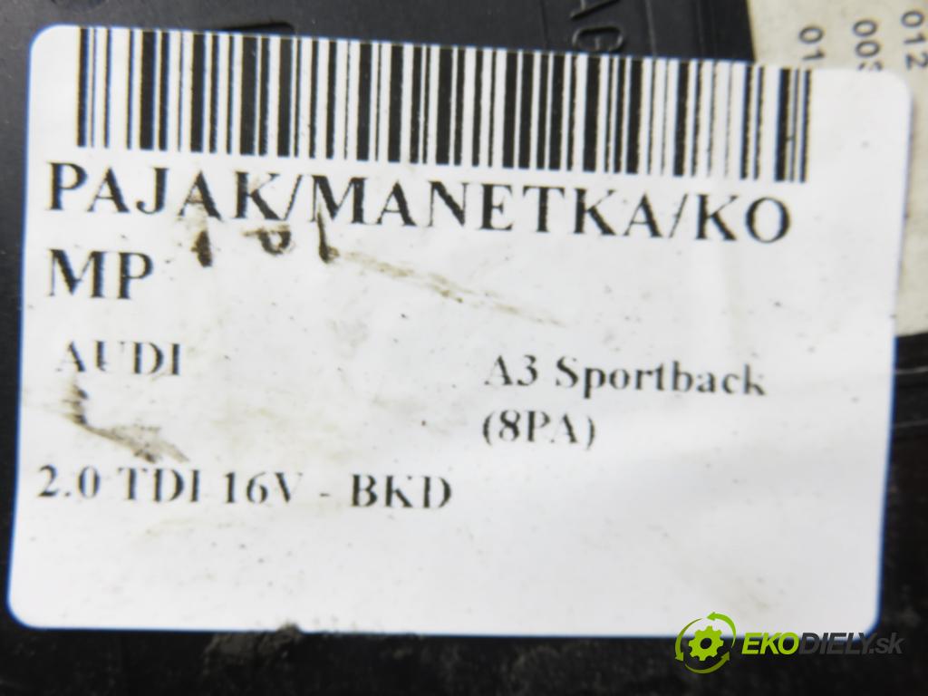 AUDI A3 Sportback (8PA) HB 2005 103,00 2.0 TDI 16V - BKD 1968,00 PAKA/ŘAZENÍ/SADA: 8P0953519A ; 8P095353A