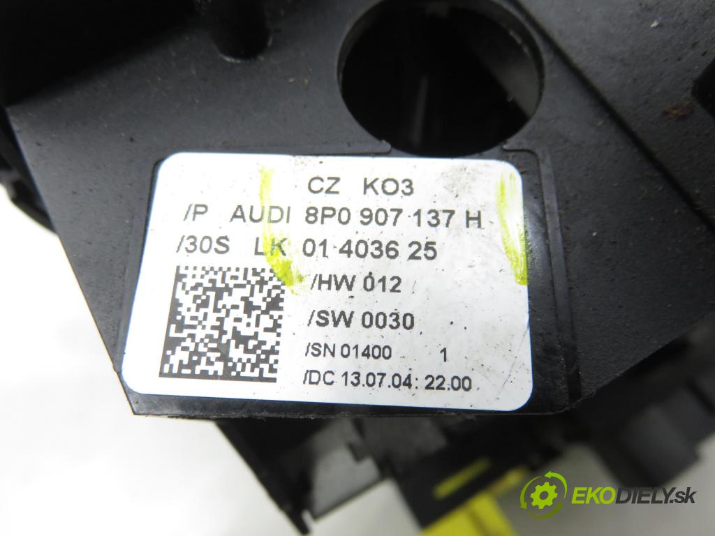 AUDI A3 Sportback (8PA) HB 2005 103,00 2.0 TDI 16V - BKD 1968,00 PAKA/ŘAZENÍ/SADA: 8P0953519A ; 8P095353A