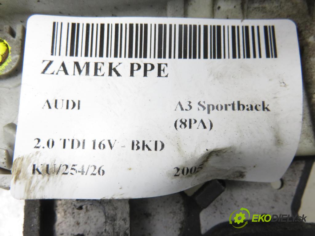 AUDI A3 Sportback (8PA) HB 2005 103,00 2.0 TDI 16V - BKD 1968,00 zámok 4F1837016