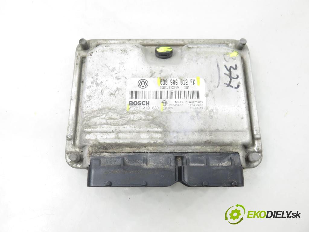 SEAT LEON (1M1) HB 2001 81,00 1.9 TDI - ASV 1896,00 Riadiaca jednotka Motor 038906012FK ; 0281010683