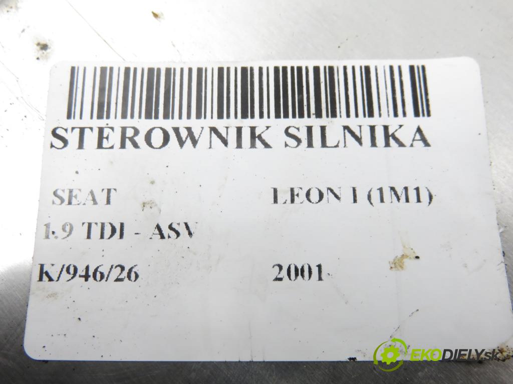SEAT LEON (1M1) HB 2001 81,00 1.9 TDI - ASV 1896,00 Riadiaca jednotka Motor 038906012FK ; 0281010683