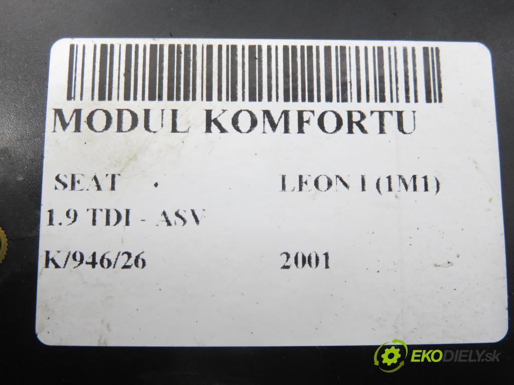 SEAT LEON (1M1) HB 2001 81,00 1.9 TDI 110 - ASV 1896,00 MODUL komfortu 1C0959799F