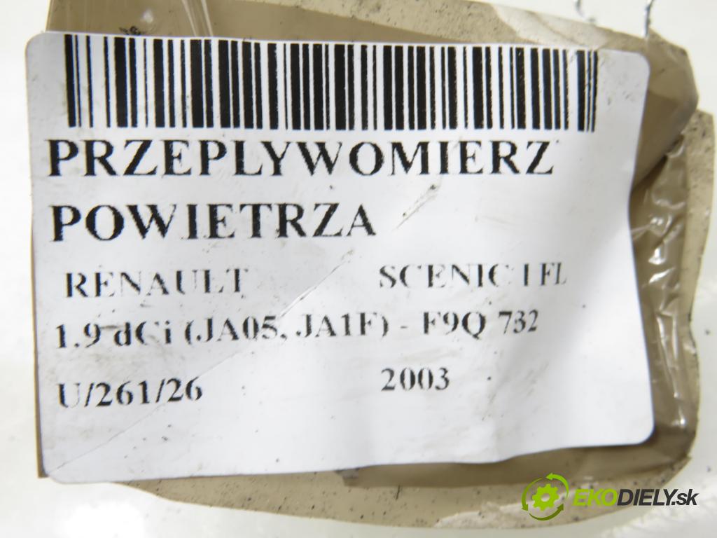 RENAULT SCENIC I (JA0/1_) MINIVAN 2003 75,00 1.9 dCi (JA05, JA1F) - F9Q 732 1870,00 váha vzduchu vzduchu 5WK9620Z