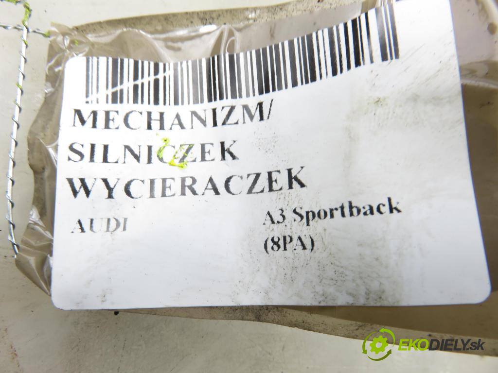 AUDI A3 Sportback (8PA) HB 2005 103,00 2.0 TDI 16V - BKD 1968,00 Motorček stieračov 8P1955119B ; 8P1955023E ; 0390241783