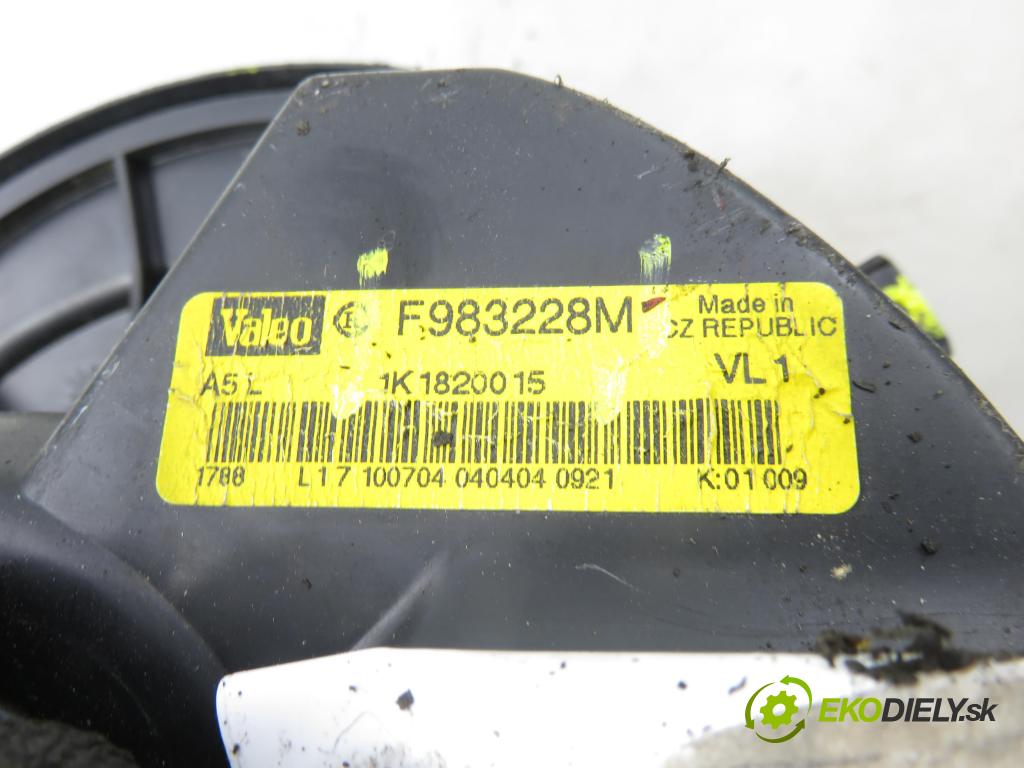 AUDI A3 Sportback (8PA) HB 2005 103,00 2.0 TDI 16V - BKD 1968,00 Ventilátor vetráku F983228M ; 1K1820015