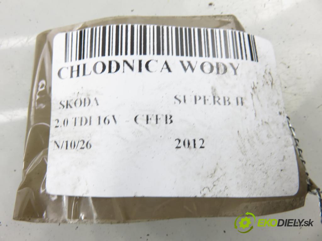 SKODA SUPERB II kombi (3T5) KOMBI 2012 103,00 2.0 TDI 16V - CFFB 1968,00 chladič vody
