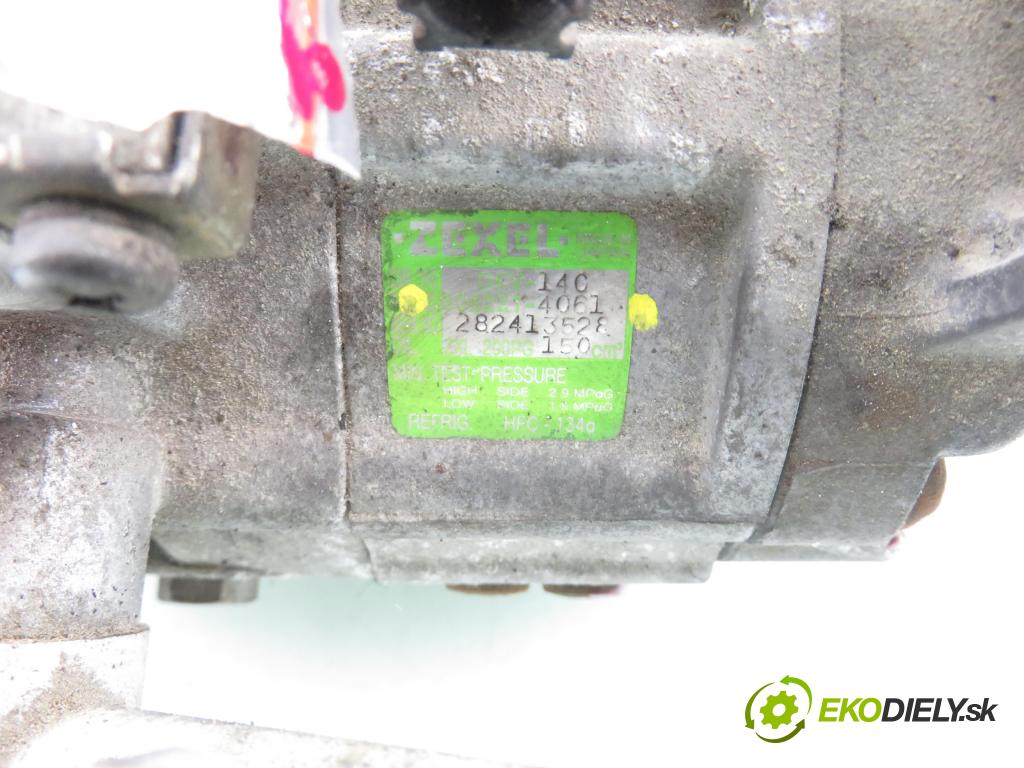 SUBARU FORESTER (SF_) KOMBI 2002 90,00 2.0 SOHC AWD 122 - EJ202 1994,00 KOMPRESOR: klimatizace 562214061 ; 73110AE050 ; 5060216180 (Kompresor klimatizace)