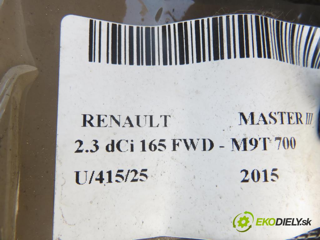 RENAULT MASTER III Platforma / podwozie (EV, HV, UV) KABINA/PLATFORMA 2015 0,00 2.3 dCi 165 FWD - M9T 700 2298,00 okno nakladacia DHLM10