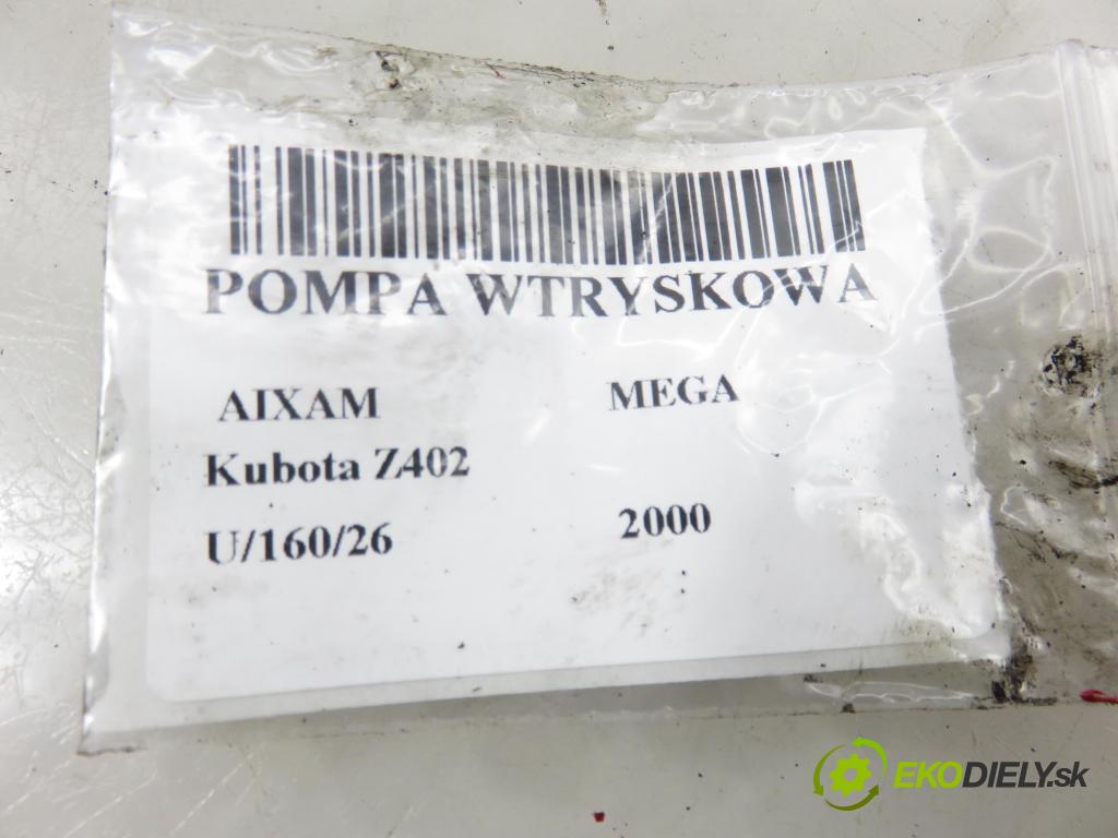 AIXAM MEGA HB 2000 4,00 Kubota Z402 400,00 Pumpa vstrekovacia (Vstrekovacie čerpadlo)