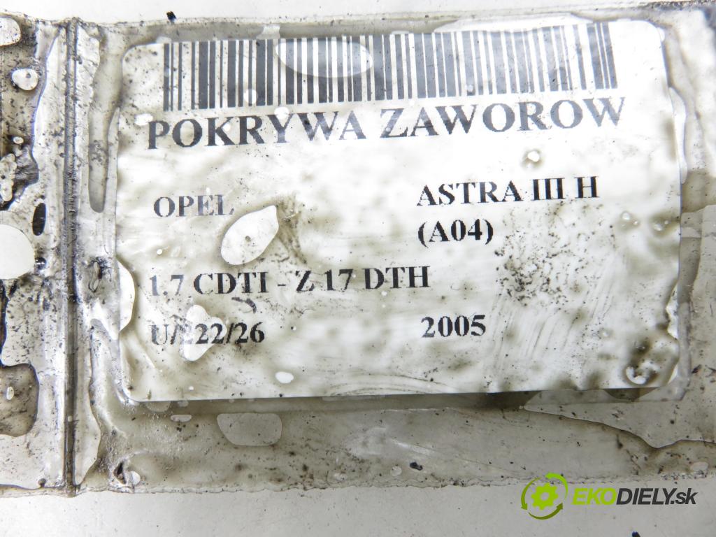 OPEL ASTRA H (A04) HB 2005 74,00 1.7 CDTI - Z 17 DTH 1686,00 Kryt Ventilov 8973727800