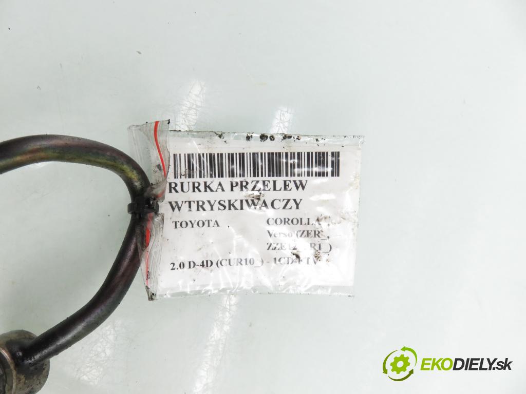 TOYOTA COROLLA Verso (ZER_, ZZE12_, R1_) MINIVAN 2005 85,00 2.0 D-4D (CUR10_) - 1CD-FTV 1995,00 rúrka VSTREKOVAČE: 