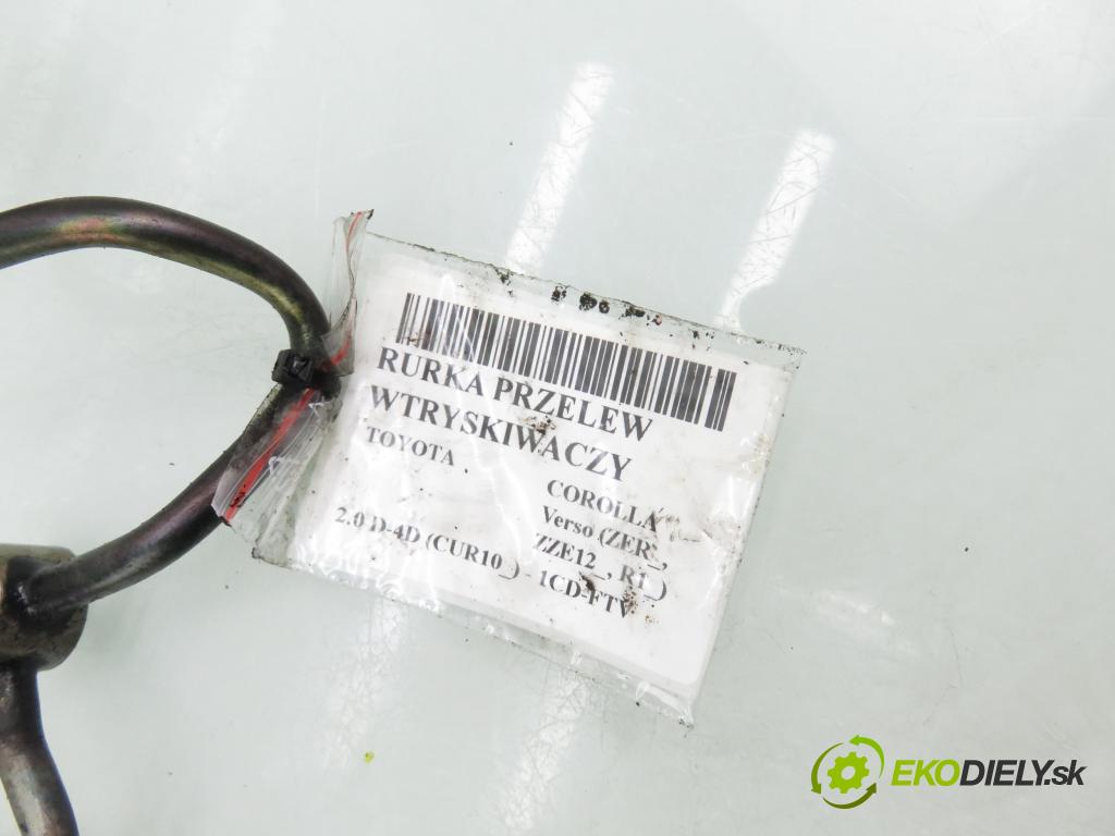 TOYOTA COROLLA Verso (ZER_, ZZE12_, R1_) MINIVAN 2005 85,00 2.0 D-4D (CUR10_) - 1CD-FTV 1995,00 rúrka VSTREKOVAČE: