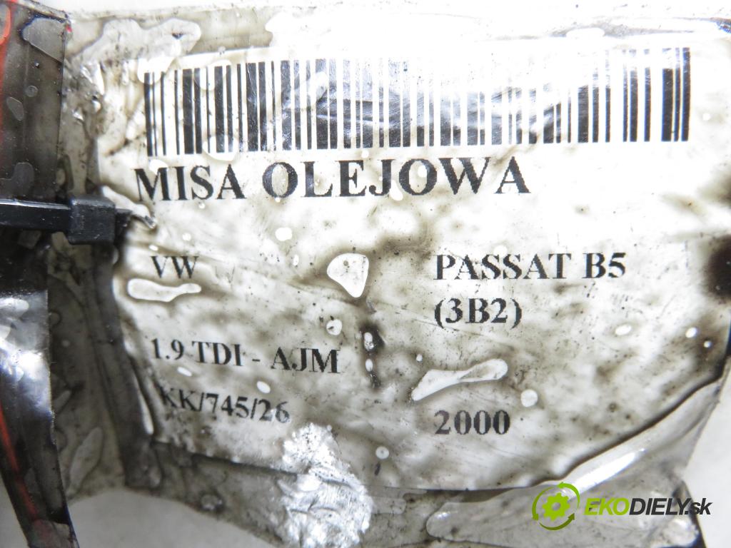 VW PASSAT B5 (3B2) SEDAN 2000 85,00 1.9 TDI - AJM 1896,00 Vaňa olejová 06B103603N (Olejová vaňa)