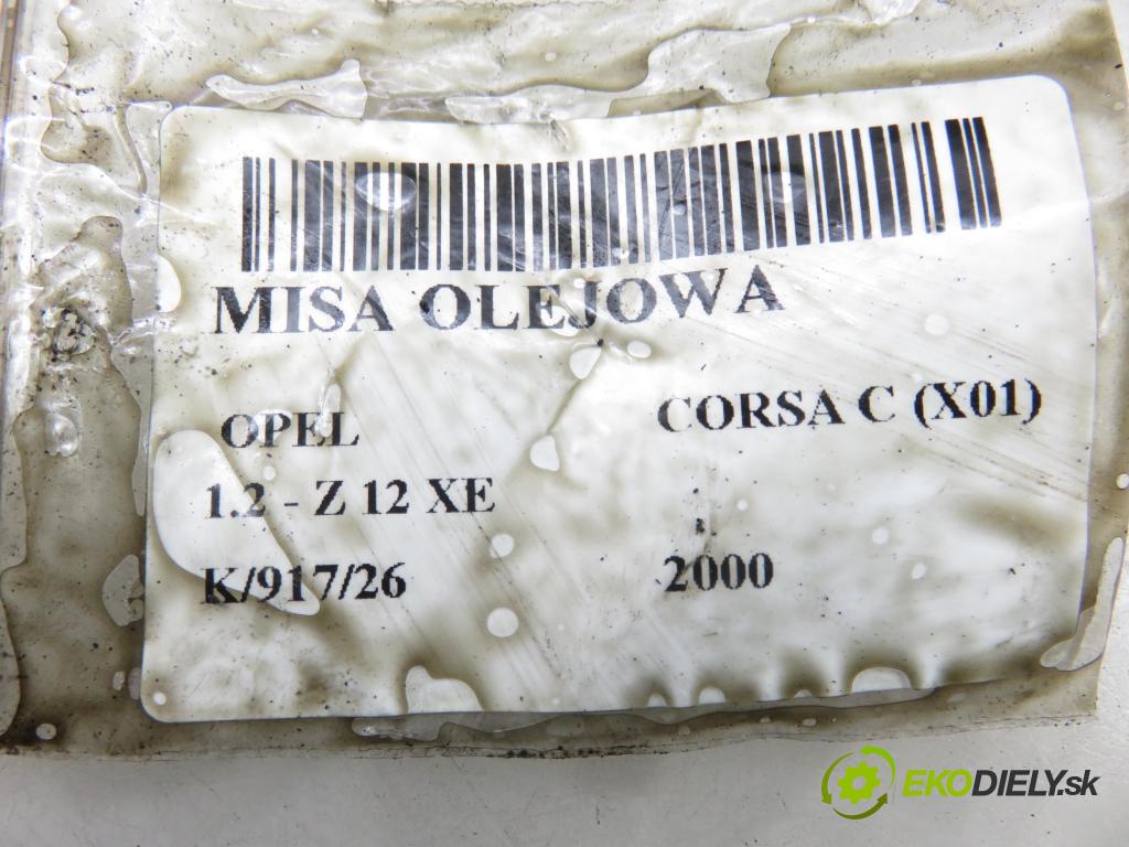 OPEL CORSA C (X01) HB 2000 55,00 1.2 - Z 12 XE 1199,00 Vaňa olejová 9128621 (Olejová vaňa)