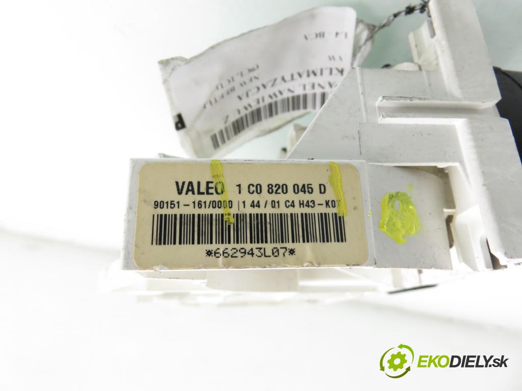 VW NEW BEETLE (9C1, 1C1) HB 2002 55,00 1.4 - BCA 1390,00 Panel kúrenia KLIMATIZACE: 1C0820045D