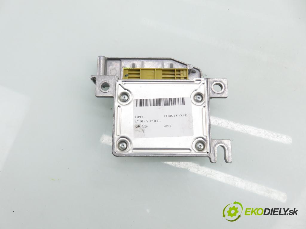 OPEL CORSA C (X01) HB 2001 48,00 1.7 DI - Y 17 DTL 1686,00 MODUL air BAG 24439953LB ; 327963935